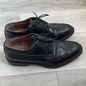 Stafford Black Leather Lace Up Oxford Shoes